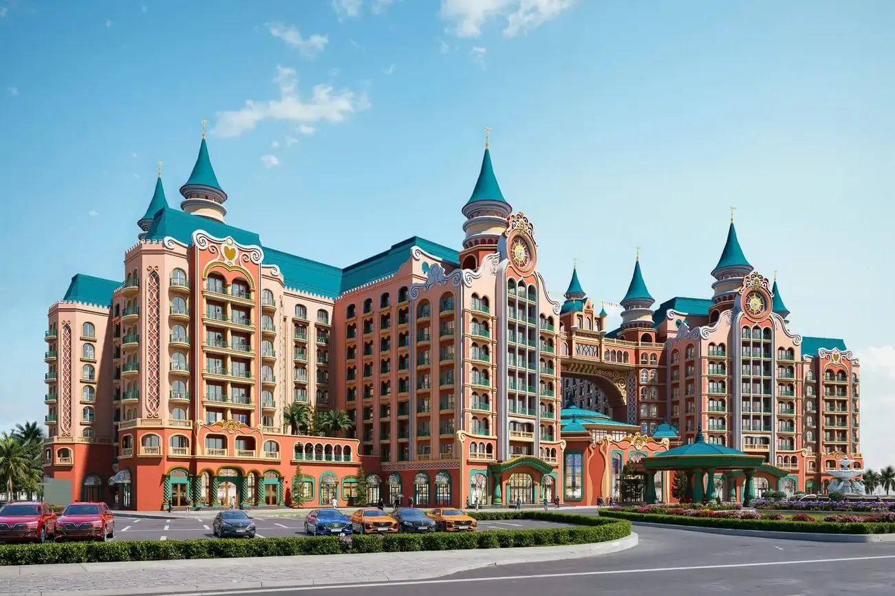 Khách sạn nghỉ dưỡng cao cấp thuộc Vinhomes Green Paradise Cần Giờ – biểu tượng đô thị ESG++ toàn cầu.