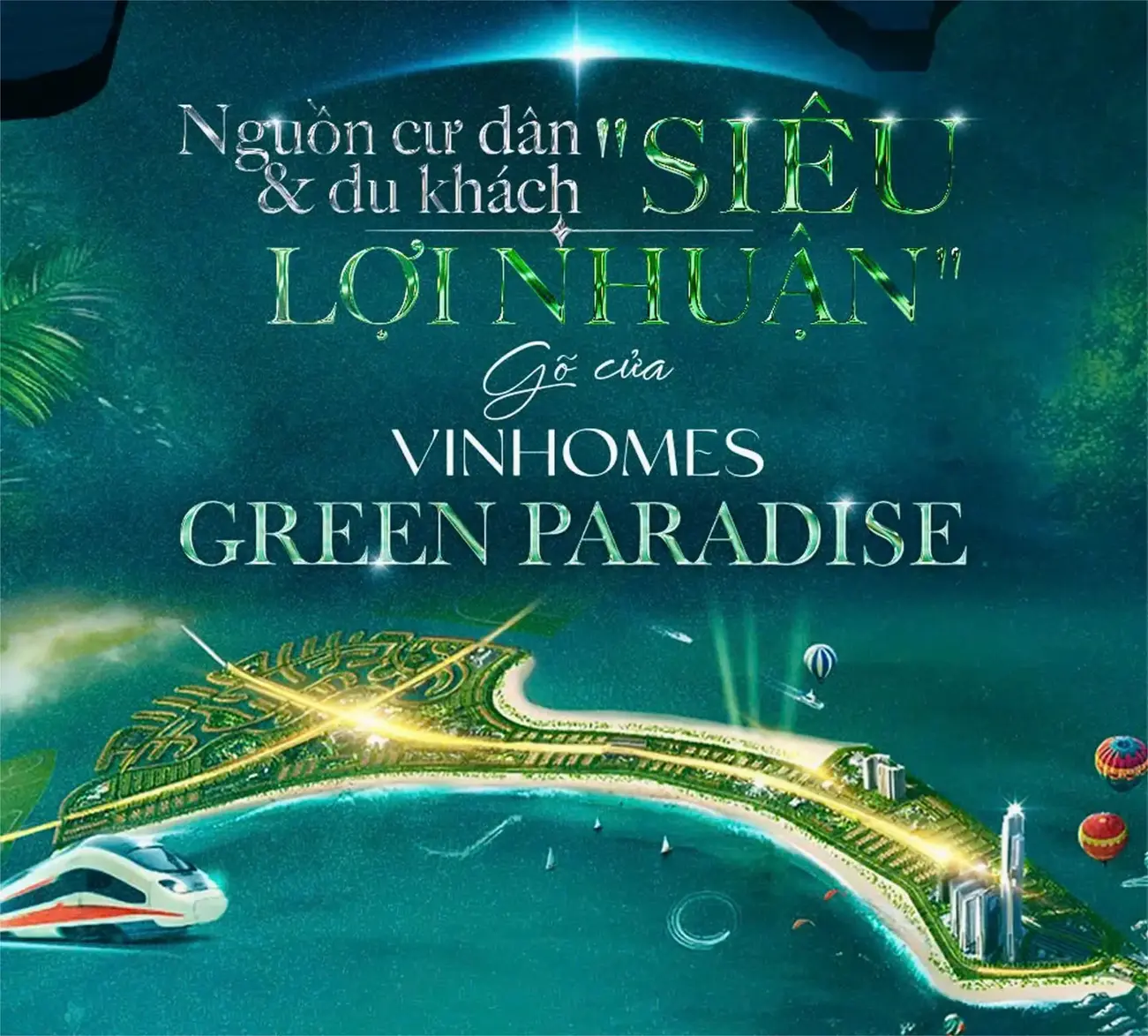 Nguồn cư dân và du khách siêu lợi nhuận từ Vinhomes Green Paradise Cần Giờ – Biểu tượng toàn cầu về đô thị ESG++.