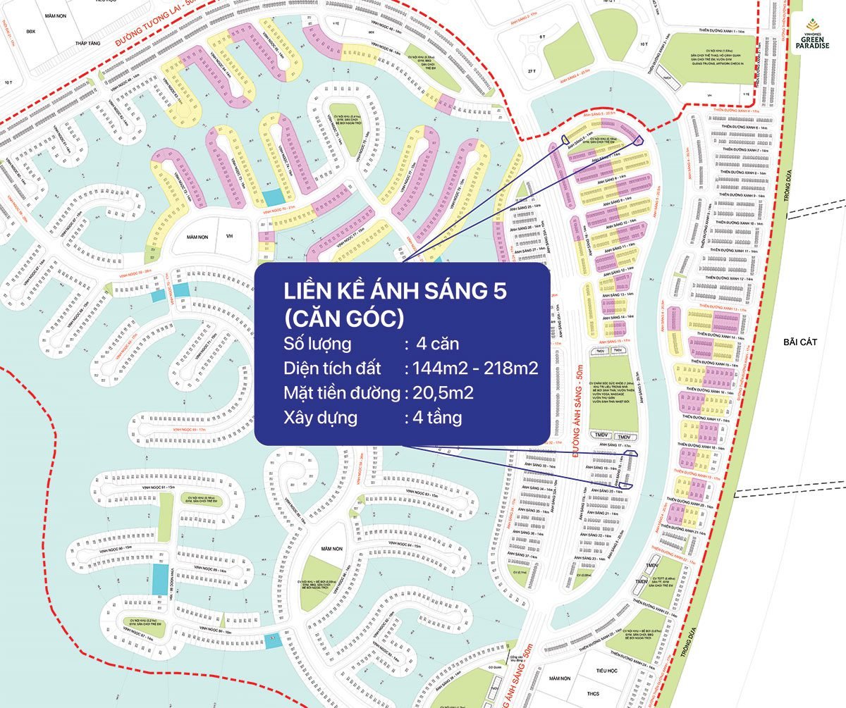 lien ke goc anh sang 5 phan khu vinh ngoc